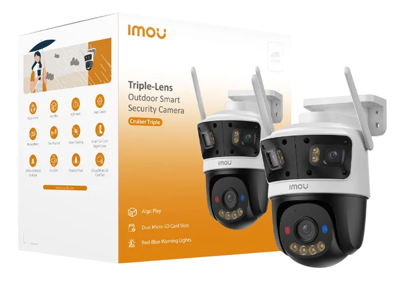 IMOU Cruiser Dual POE 5MP PT Doble Lente