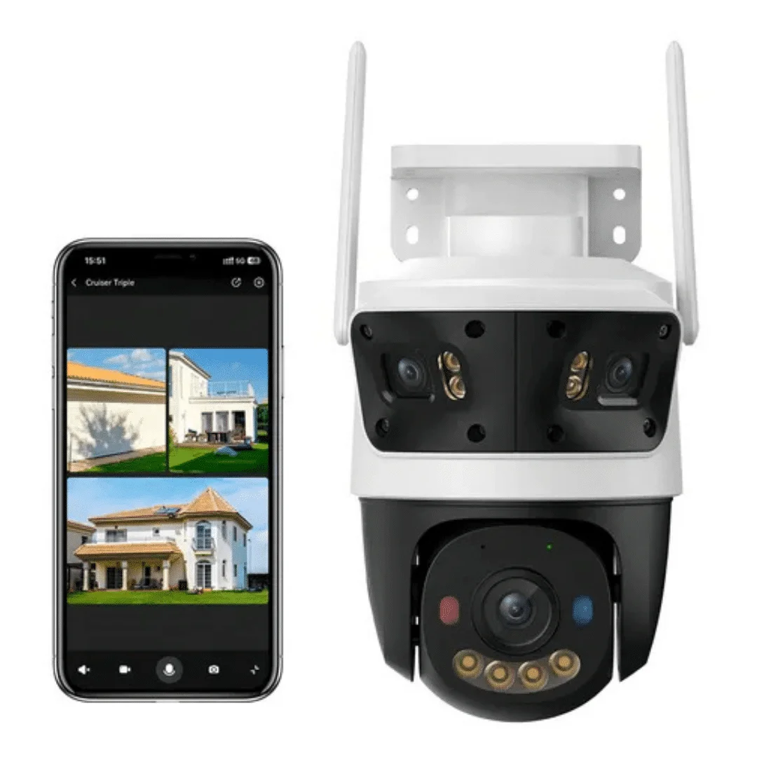IMOU Cruiser Triple 11MP – Cámara IP WiFi Triple Lente Exterior 360° con IA y Doble SD - Image 3
